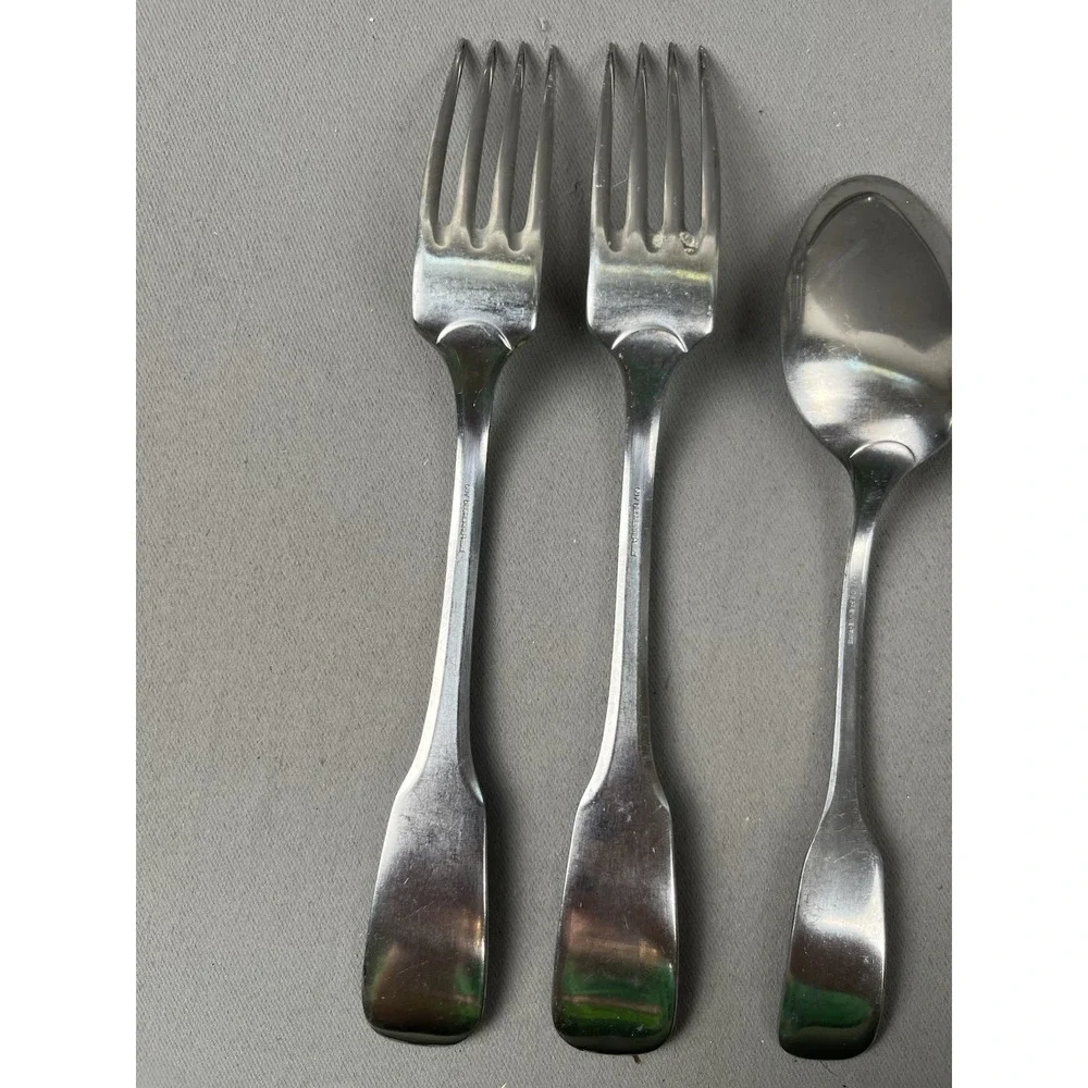 Guy Degrenne Vieux Paris Stainless Lot Knife, Fork, Spoon lot of 6